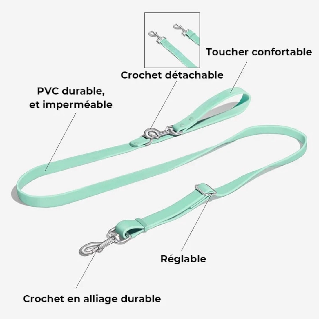 Laisse Multifonctionnelle Zeloy
